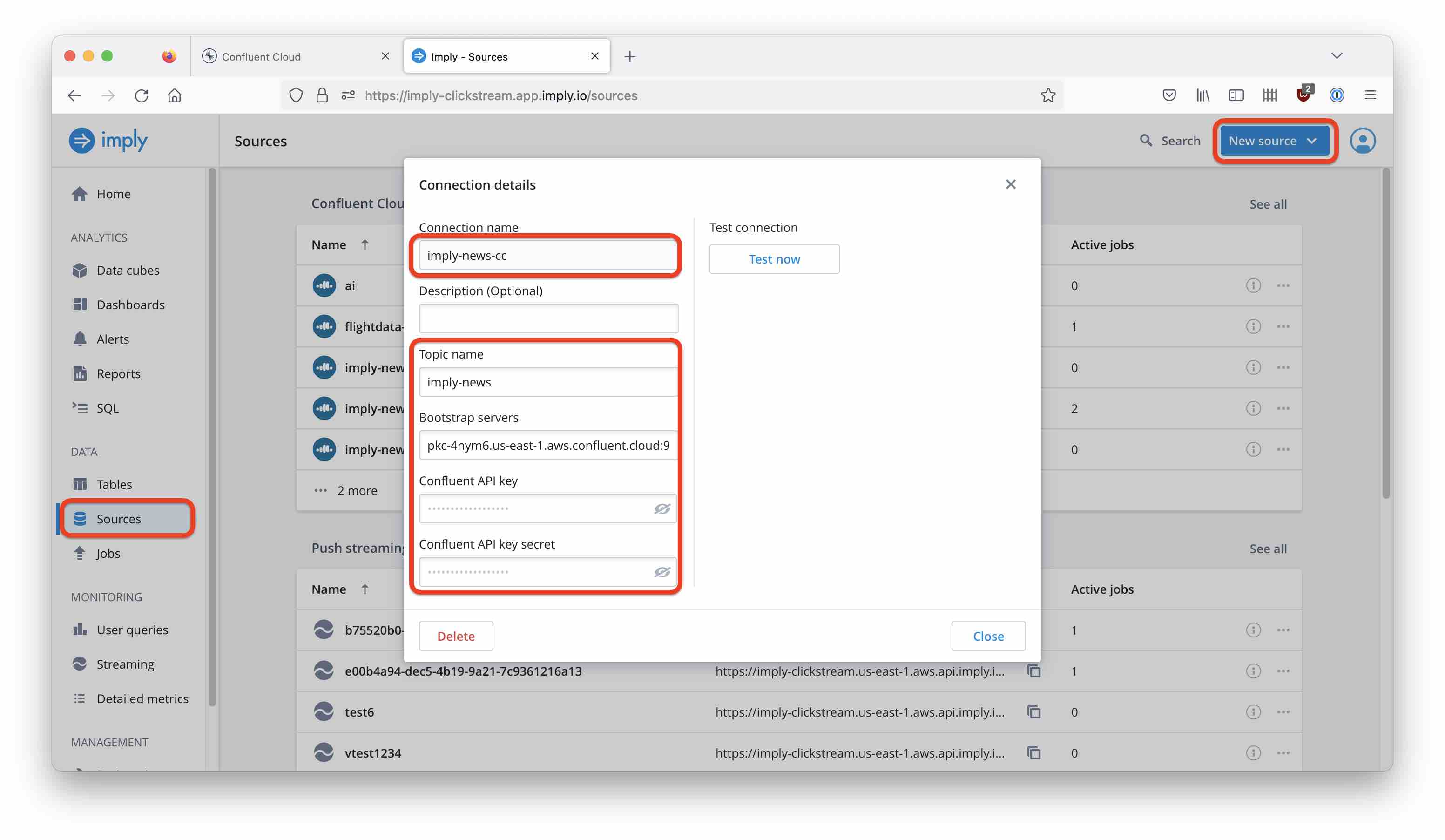 Confluent Cloud Source